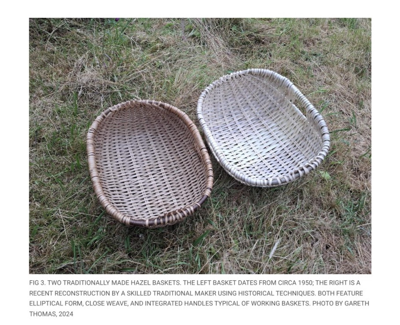 Weaving Lost Traditions: A Comparative Transdisciplinary Reconstruction of a Welsh Cleft Hazel Basket