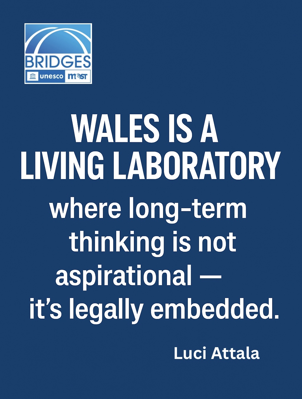 Wales putting intergenerational justice into practice