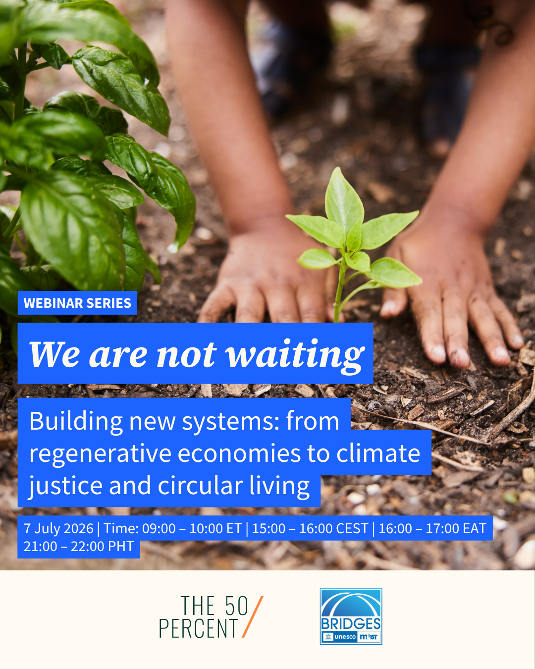 Webinar: Building new systems: from regenerative economies to climate justice and circular living